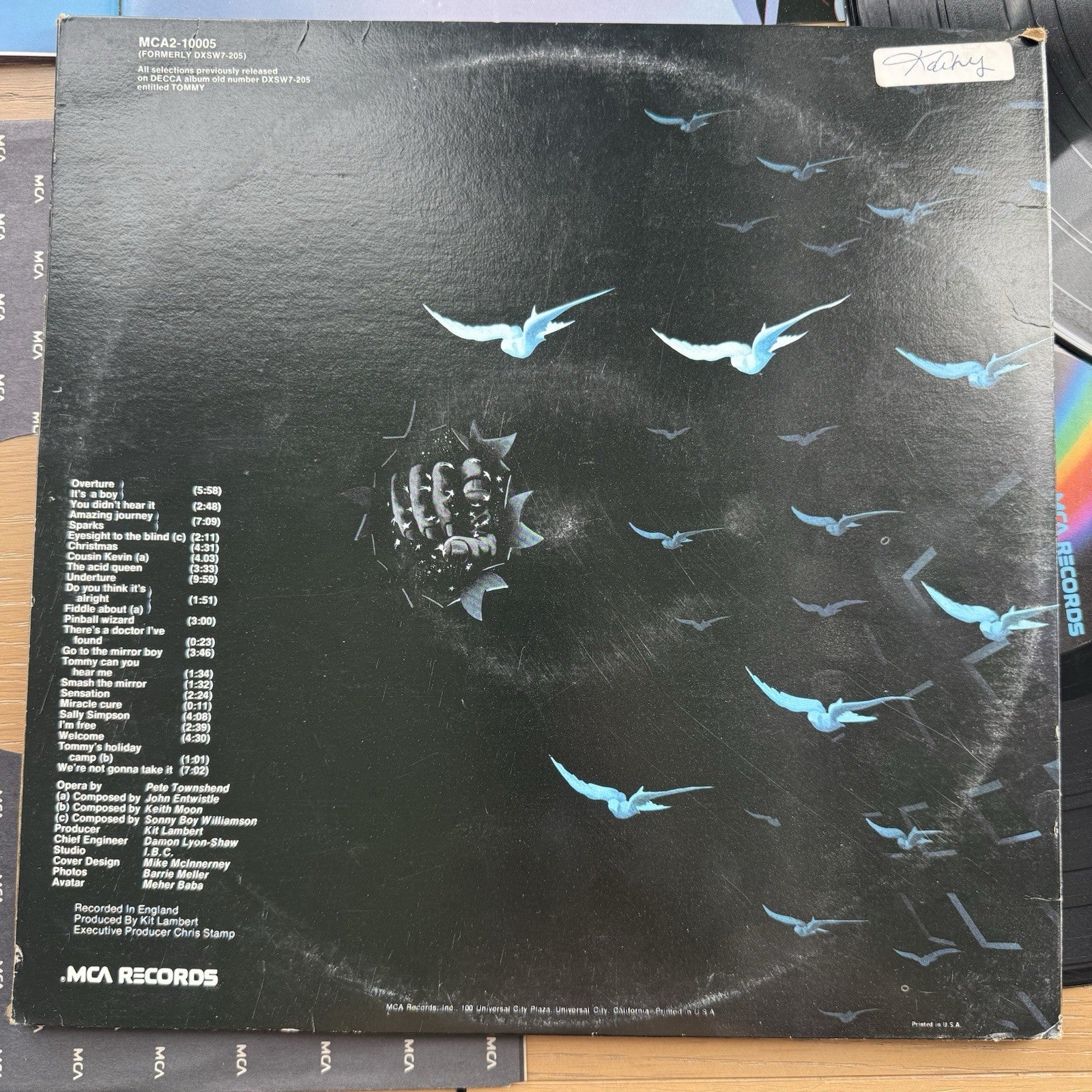 1973 The Who Tommy US Press Record Vinyl 2LP Complete W/ Book Original VG+