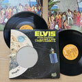 1970s Elvis Presley Aloha From Hawaii Via Satellite US Press Vinyl 2LP + Sleeves