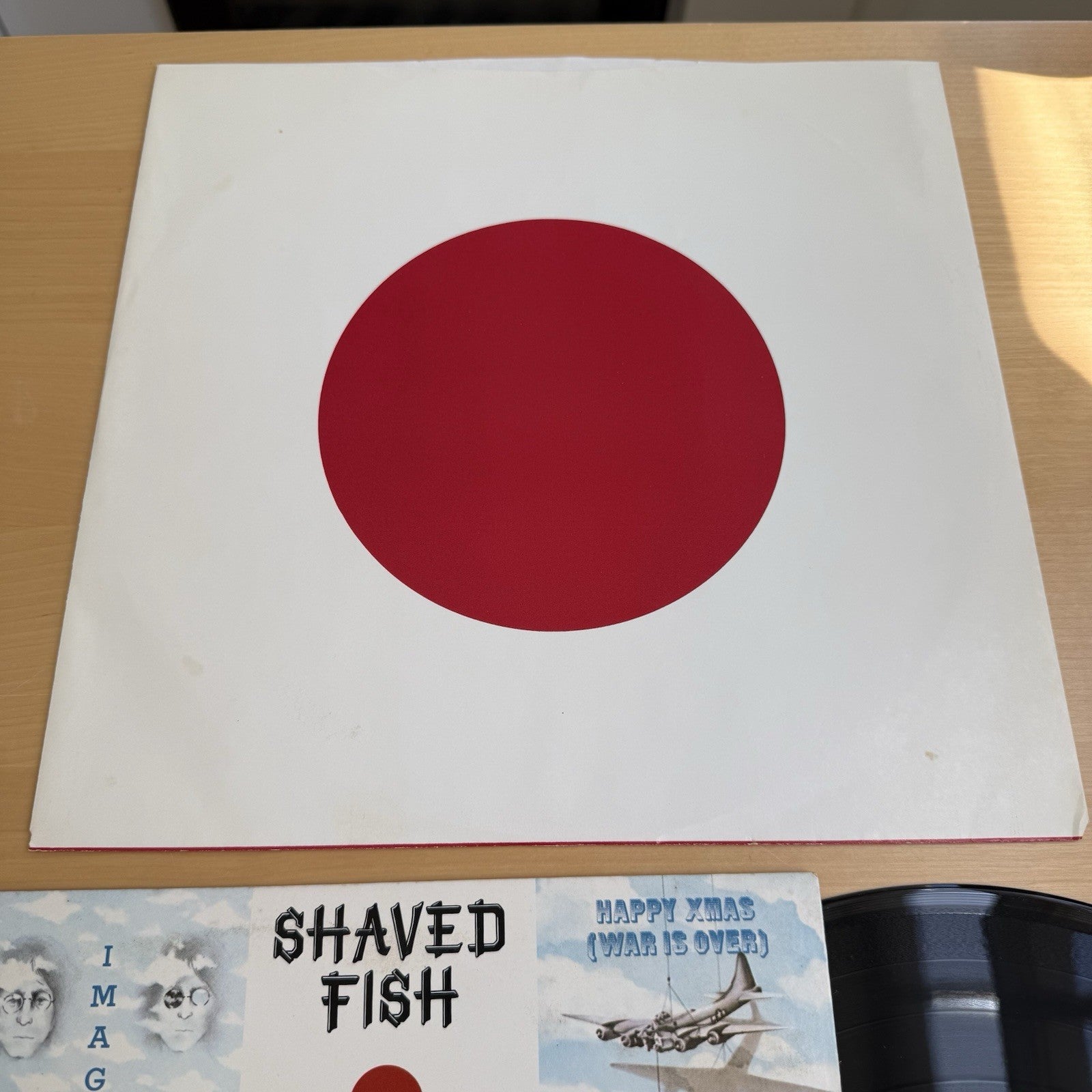 JOHN LENNON Shaved Fish LP 1978 VG+/VG+ w/ INNER Beatles VINYL Plastic Ono