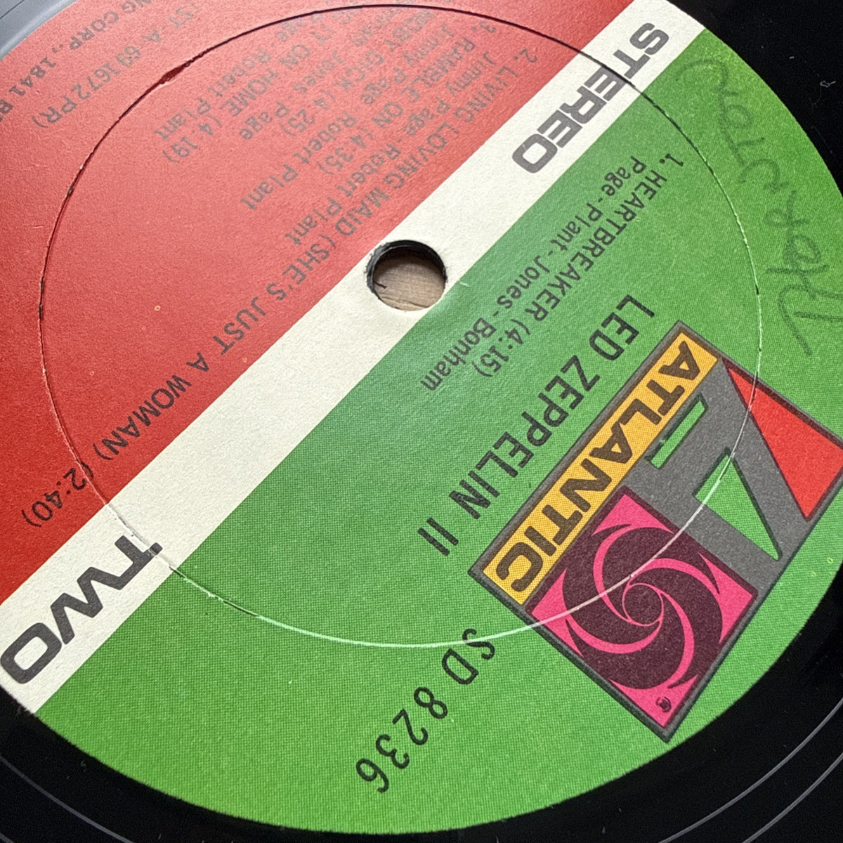 1969 LED ZEPPELIN II Vinyl LP Original US Specially Press EX/EX Condition