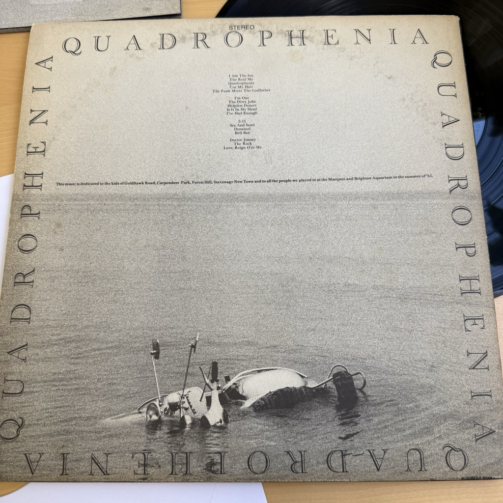 1973 THE WHO "Quadrophenia" Vinyl US Press Original Includes 2LPs + Book! VG+