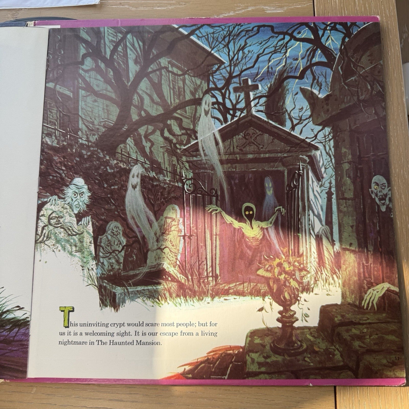 1973 Walt Disney Studio Disneyland Haunted Mansion US LP +Original Booklet VG+