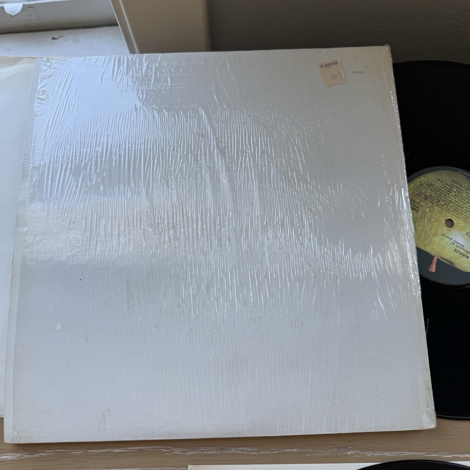 1971 THE BEATLES White Album US LA Press In Shrink! VG++ OG Poster+Photos 🍏 2LP