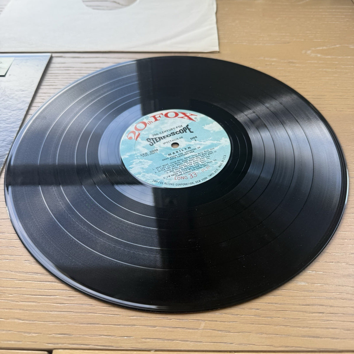 1962 Marilyn From The Original Sound Track LP 1st US Stereophonic Press EX/EX