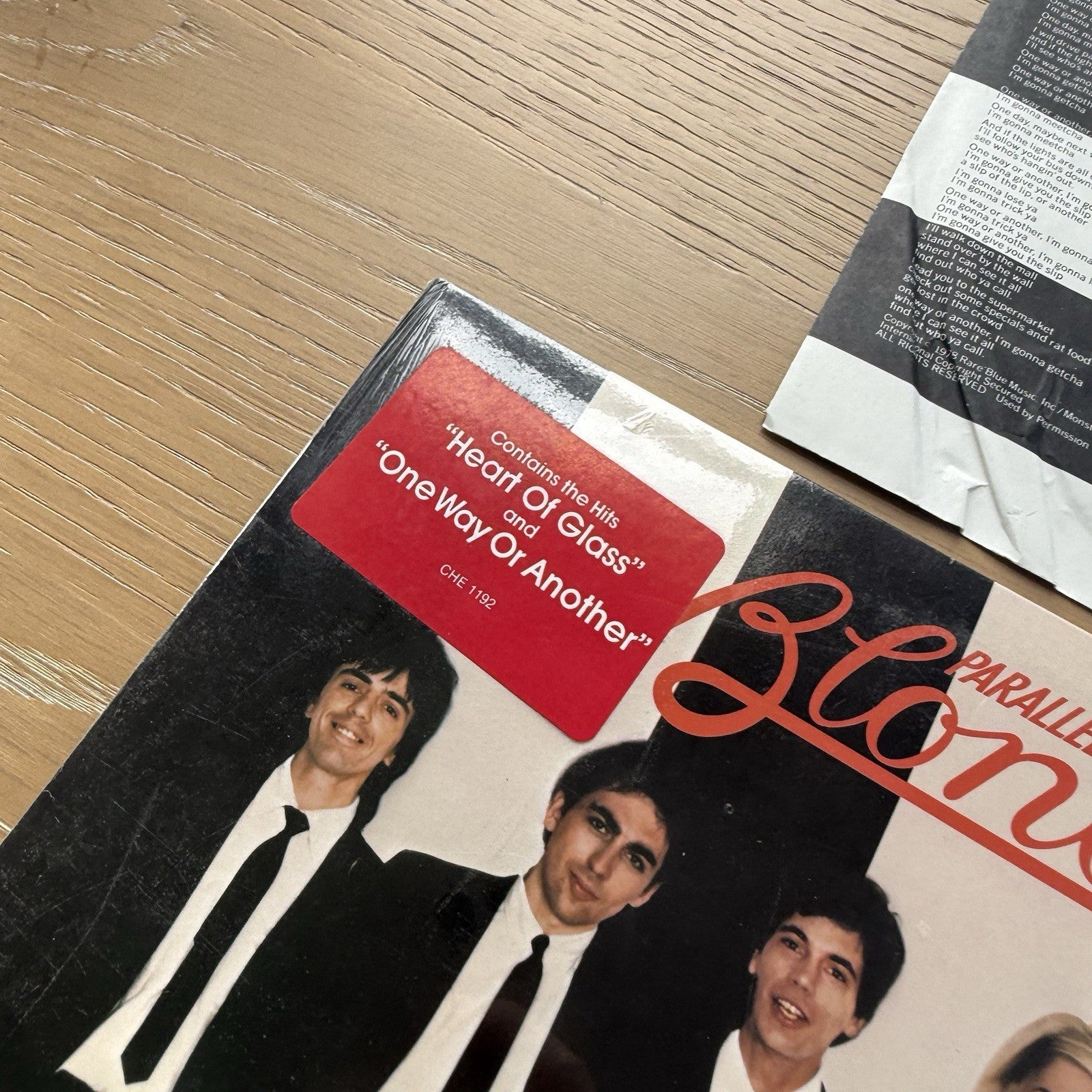 1970s Blondie Parallel Lines In Shrink US Press LP W/Hype Sticker VG+ OG Sleeve