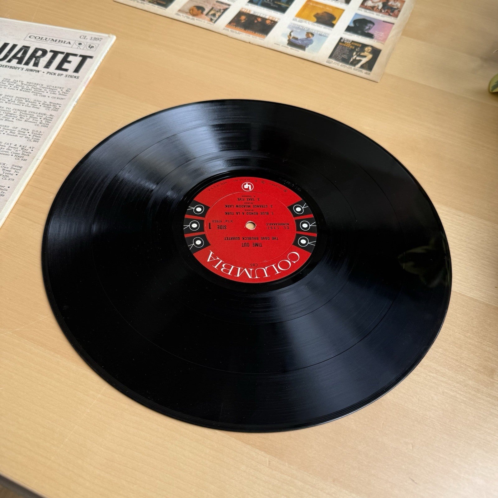 1961 The Dave Brubeck Quartet "Time Out" LP Columbia 6-Eye US Mono Pressing VG+