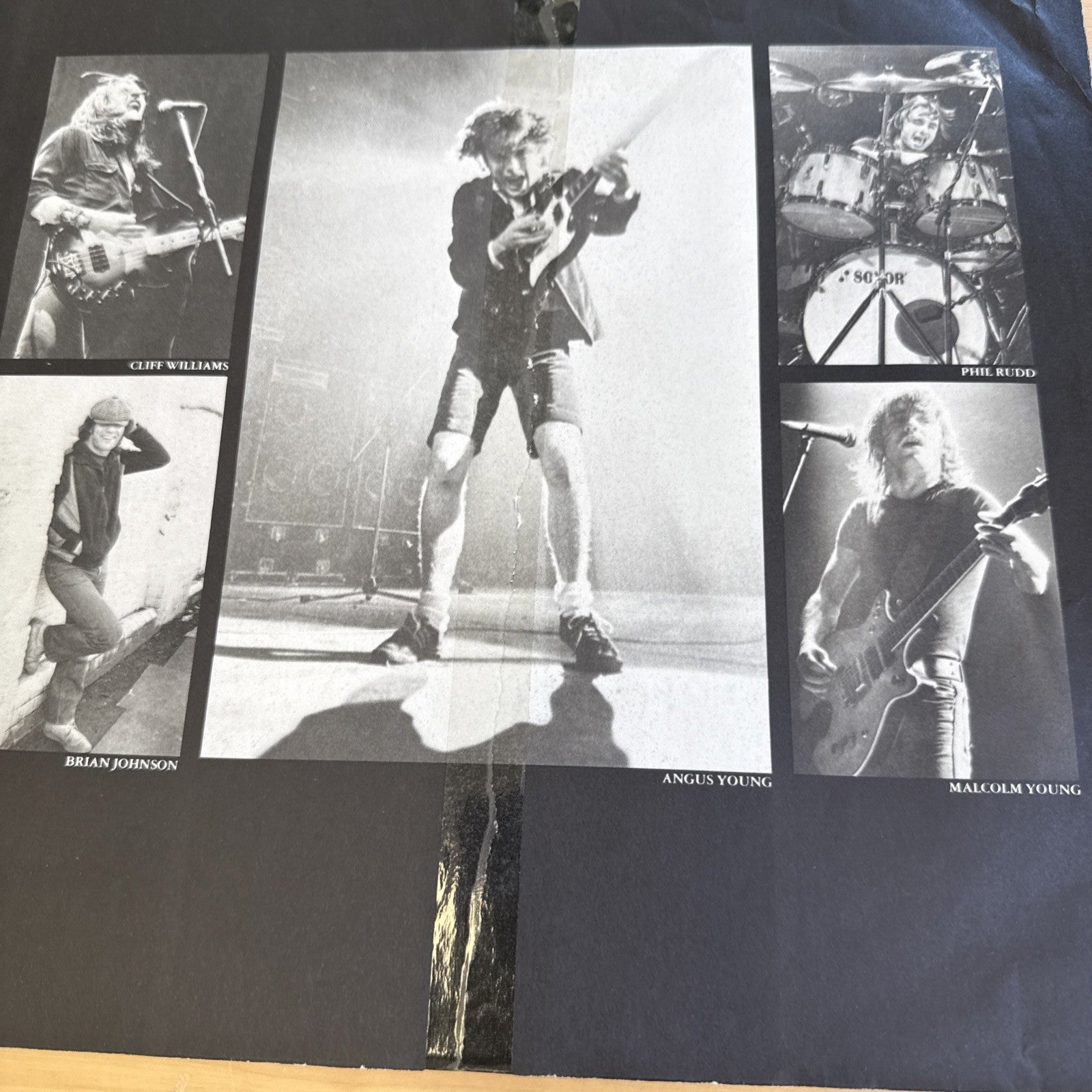 AC/DC BACK IN BLACK 1980s US Pressing Complete W/ OG Sleeve! Nice VG+ Vinyl LP
