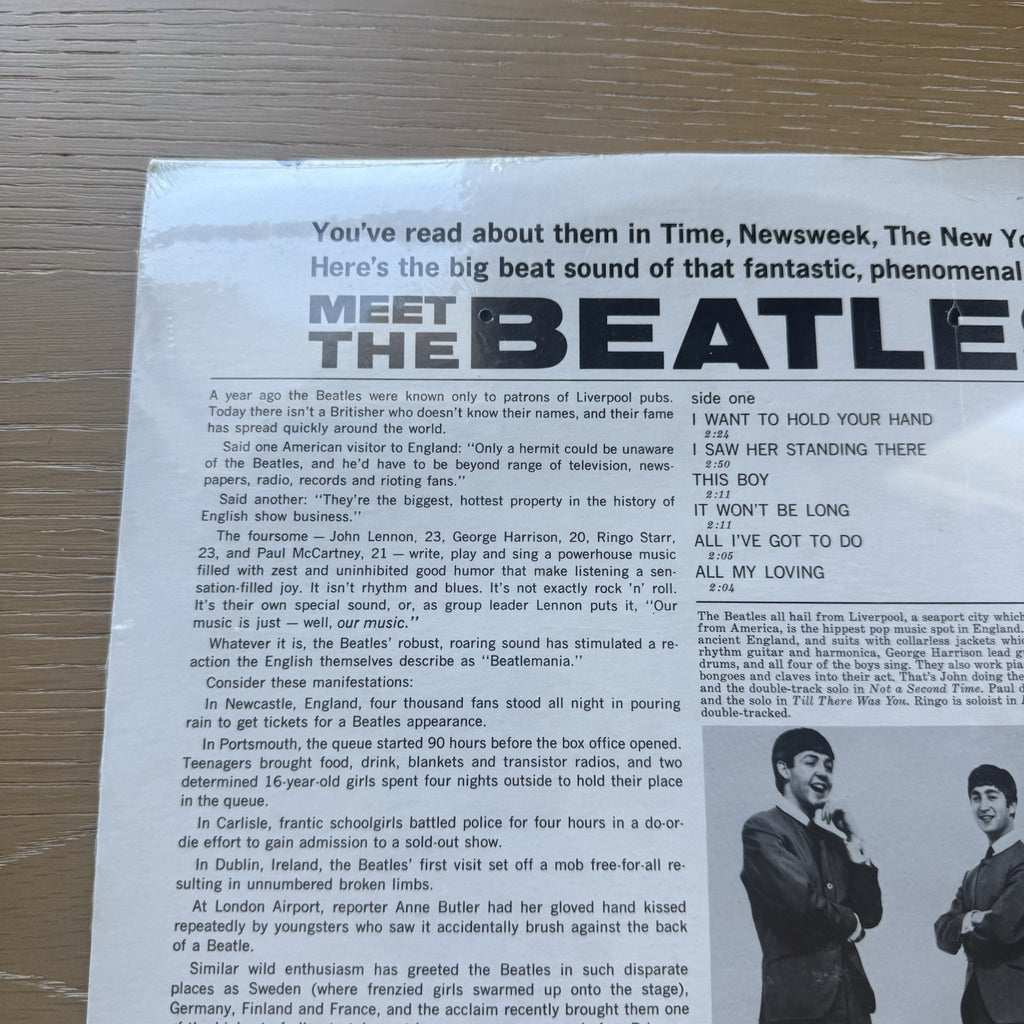 1970s SEALED The Beatles-Meet the Beatles LP Vinyl US Stereo Capital Pressing