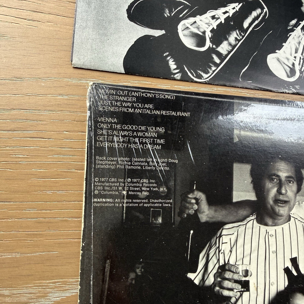 1980 Billy Joel The Stranger LP Vinyl US Press In Shrink + Hype Sticker EX/EX