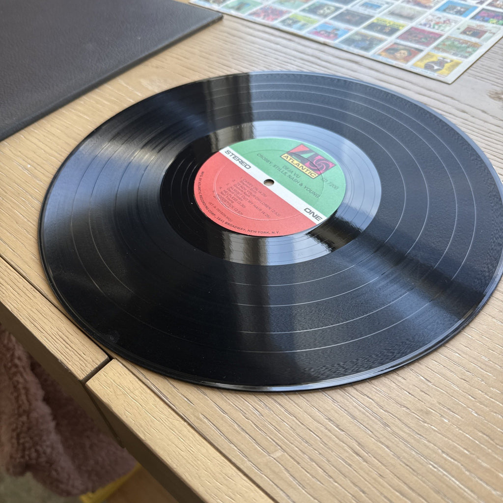 Crosby, Stills, Nash & Young Déjà Vu 1970s US Pressing VG+ Complete OG Sleeve