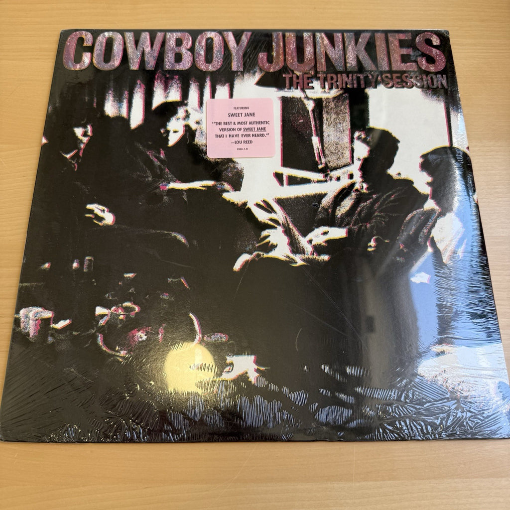 SEALED COWBOY JUNKIES Original 1988 "Trinity Sessions" LP Hype STICKER US 1st
