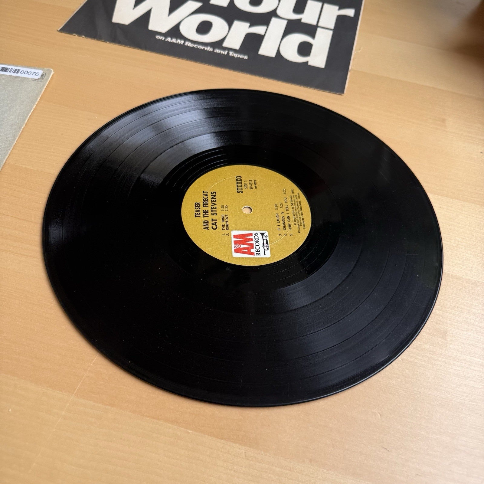 1970s Cat Stevens Teaser And The Firecat Gatefold LP US Pressing + Sleeve