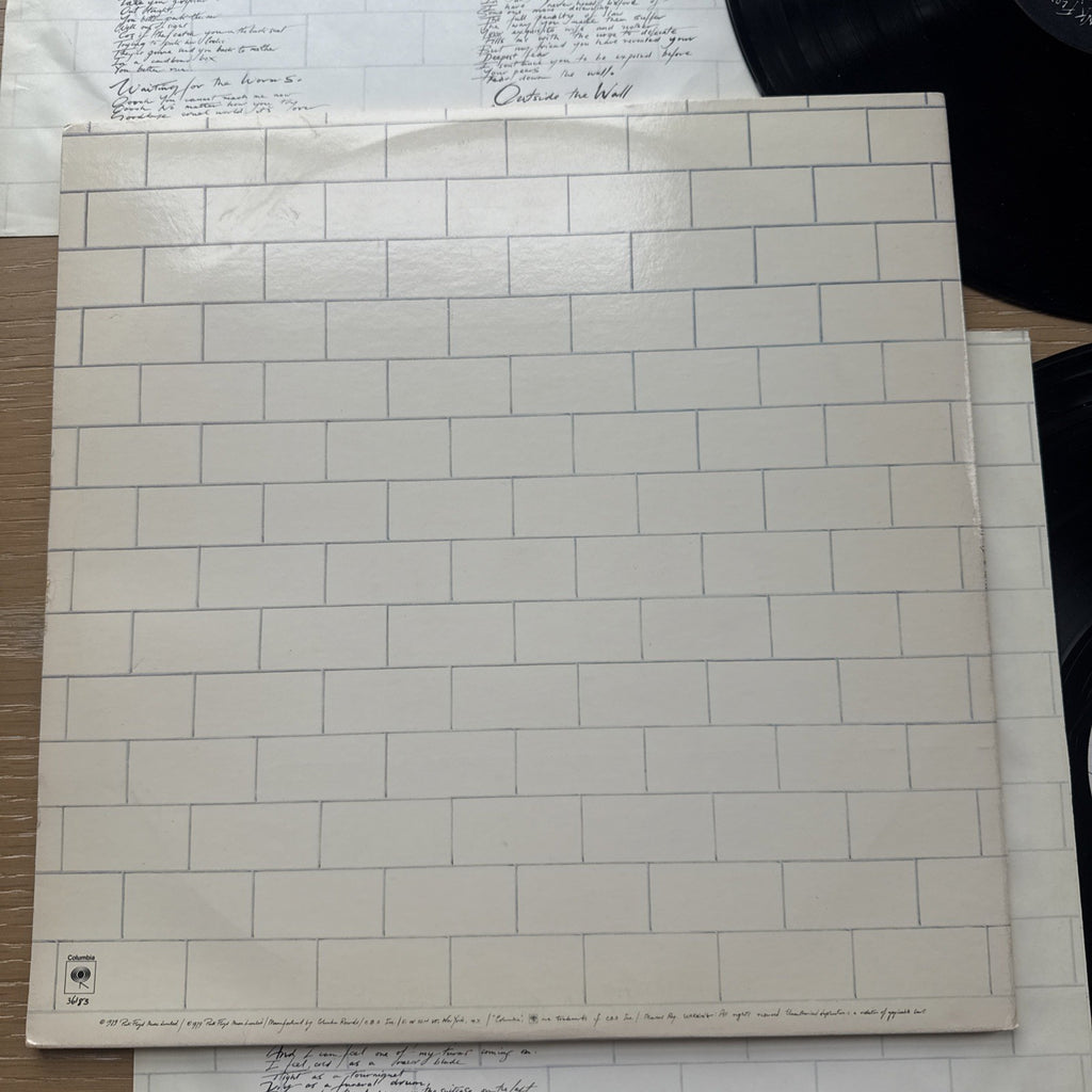 Pink Floyd The Wall 1979 1st US Pitman Press 2LP Complete W/OG Sleeves VG+