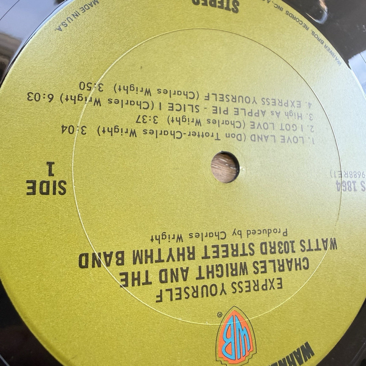 1970s Charles Wright Express Yourself LP In Shrink! VG++  W/Sleeve US Press