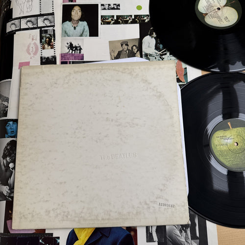 1970s BEATLES White Album APPLE 🍏 2LP + poster & pics Serial #A2303642 US Press