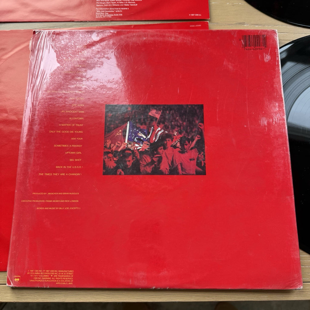 Billy Joel KOHUEPT Live in Russia 1987 In Shrink! EX/EX Original 2LP Vinyl