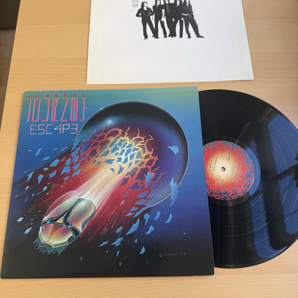 Journey Escape 1981 Original US Press Complete W/ OG insert with lyrics VG++