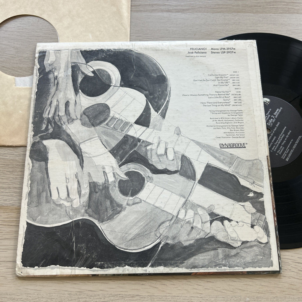 Jose Feliciano- Feliciano! Light My Fire LP RCA Original 1968 Press LSP-3957