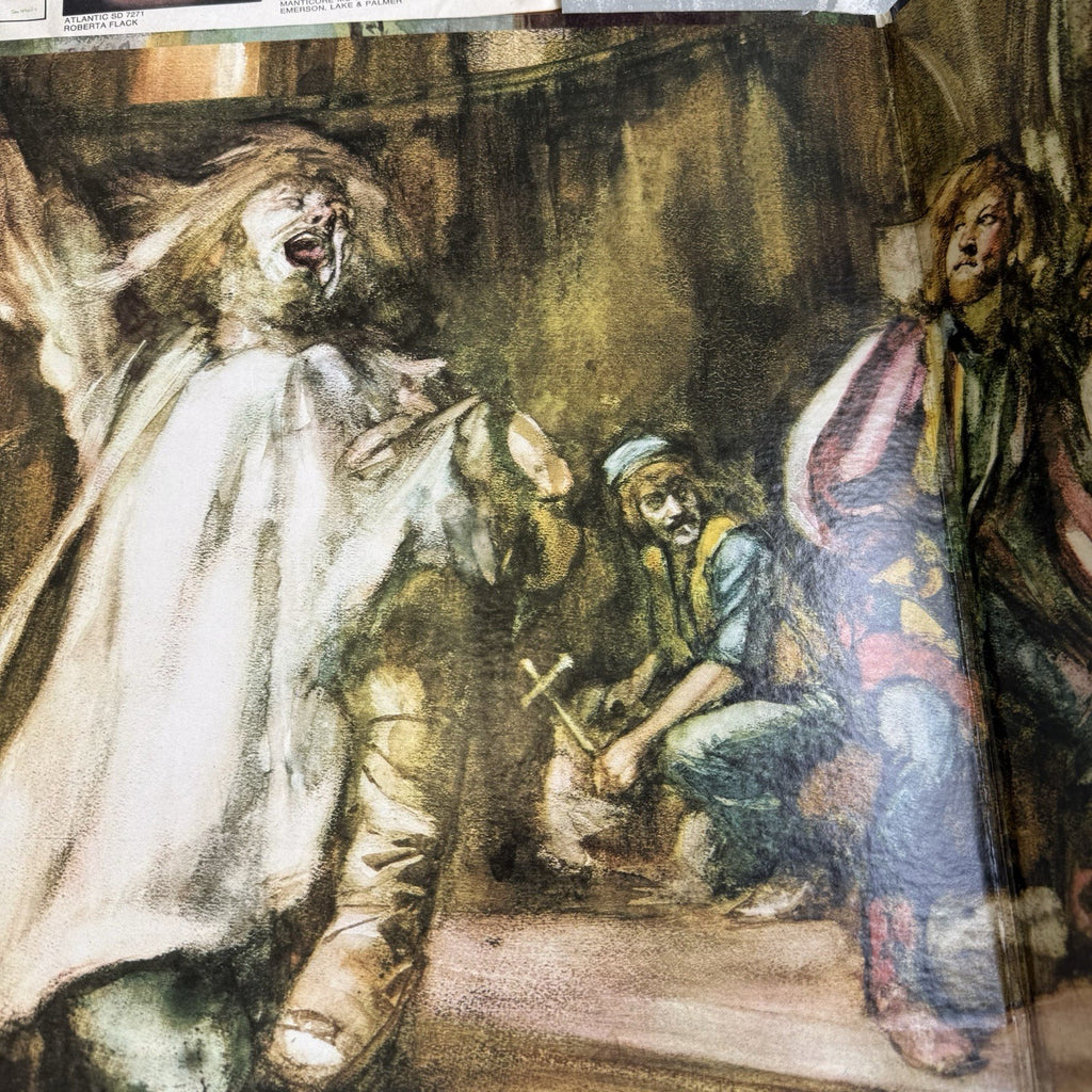 1970s Jethro Tull Aqualung Gatefold LP Chrysalis W/ Original Lyric Insert VG+