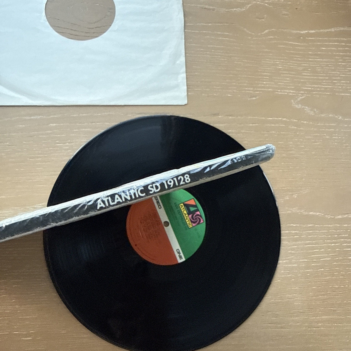 1970s Led Zeppelin III US Press In Shrink Vinyl Working Spinning Wheel VG+