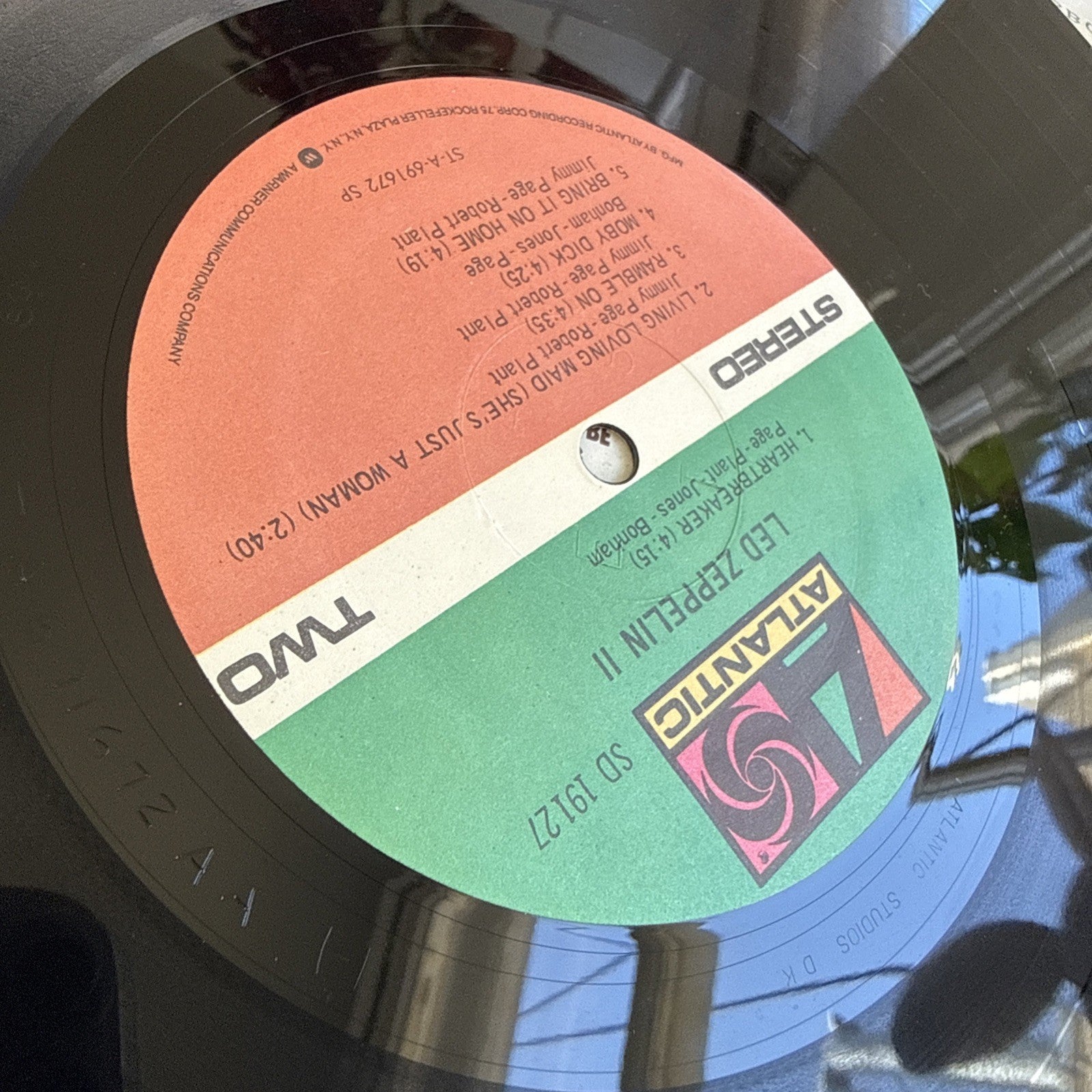 LED ZEPPELIN II 1970s Vinyl LP In Shrink! US Press W/Original Sleeve NICE! VG+