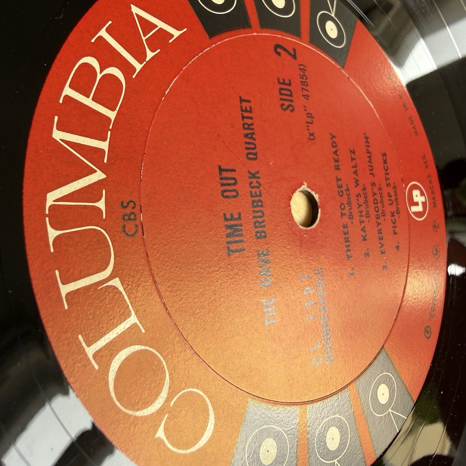 1961 The Dave Brubeck Quartet "Time Out" LP Columbia 6-Eye US Mono Pressing VG+
