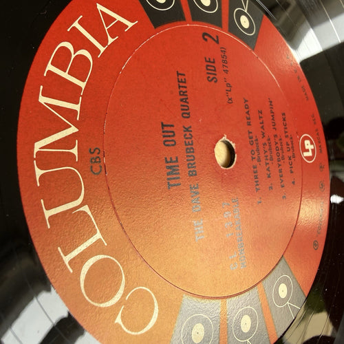 1961 The Dave Brubeck Quartet "Time Out" LP Columbia 6-Eye US Mono Pressing VG+