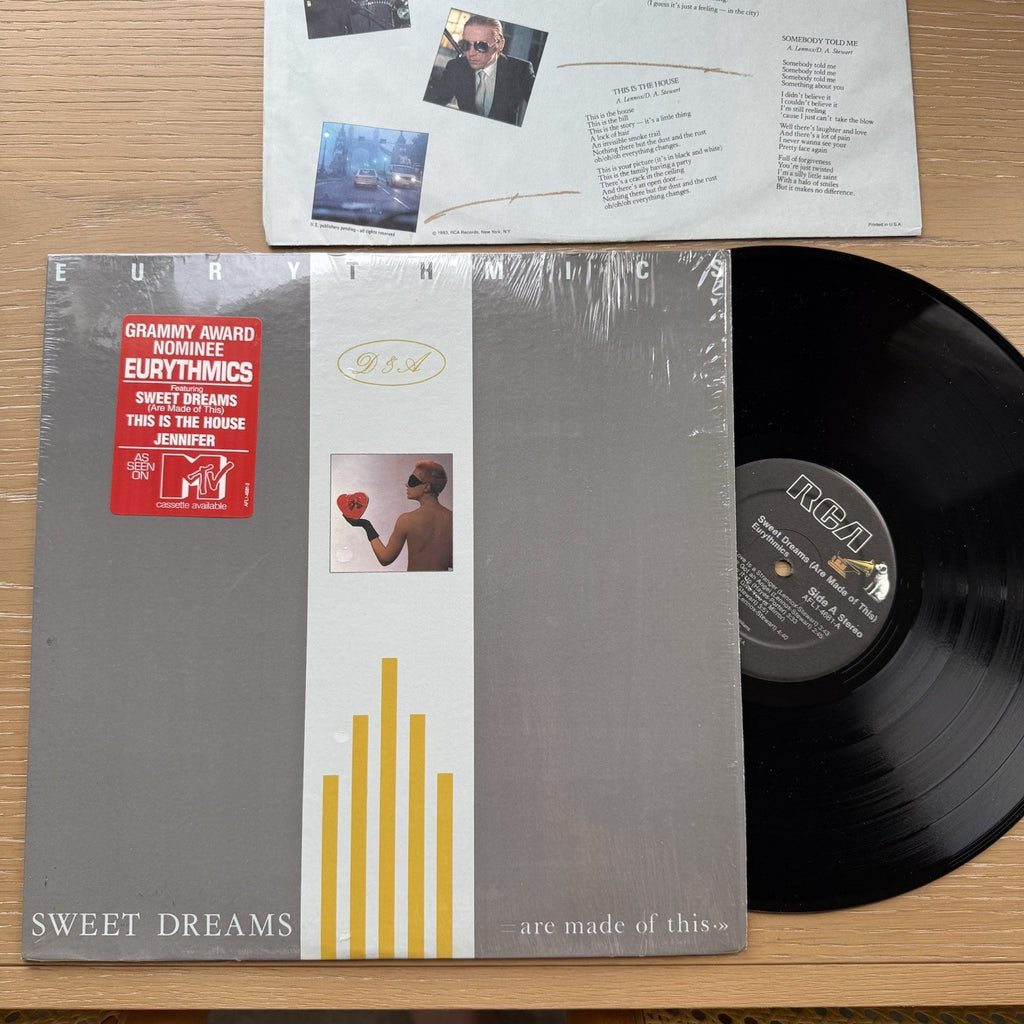 1983 EURYTHMICS Sweet Dreams Are Made Of This EX/EX In Shrink With MTV Sticker!