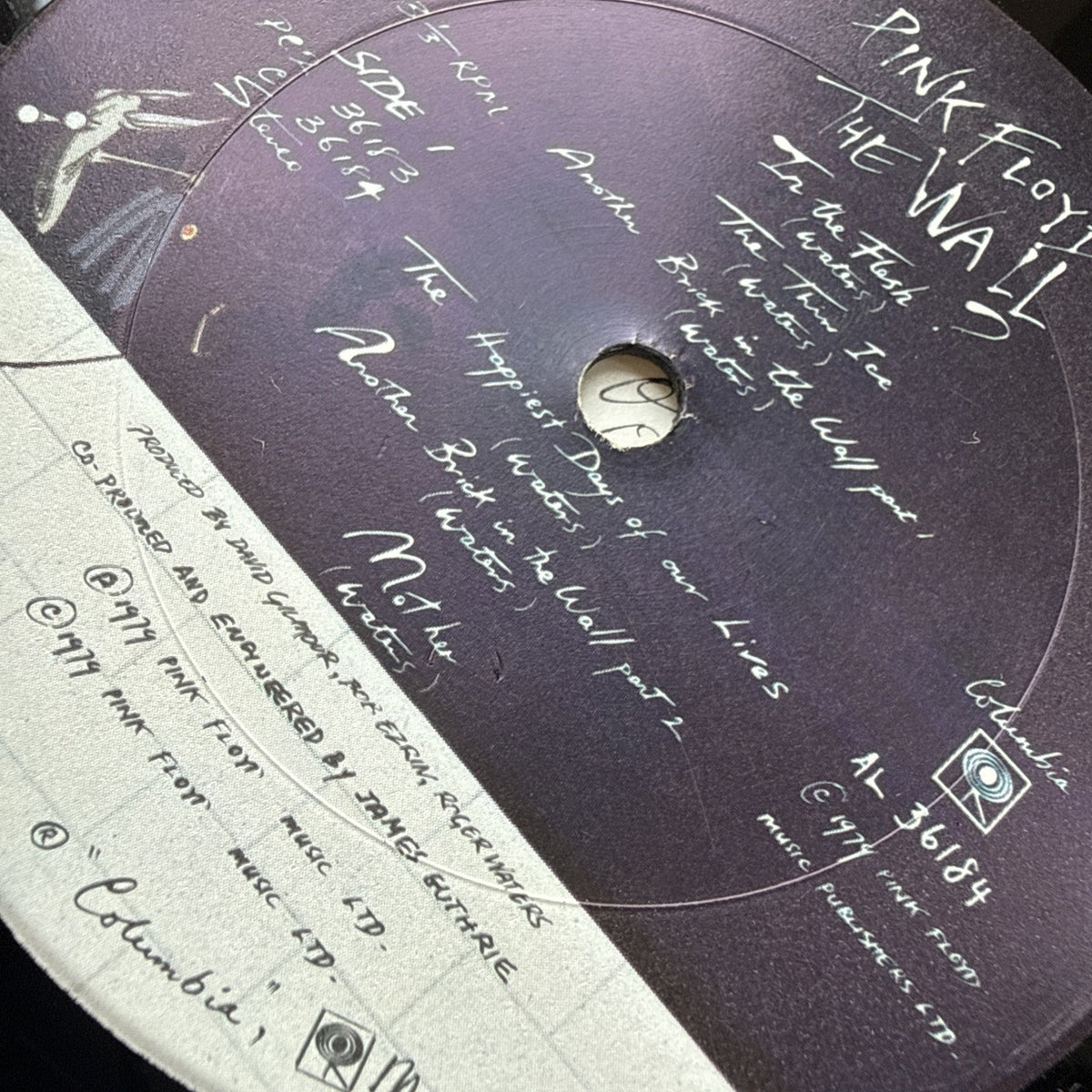 Pink Floyd The Wall 1979 1st US Pitman Press 2LP Complete W/OG Sleeves VG+