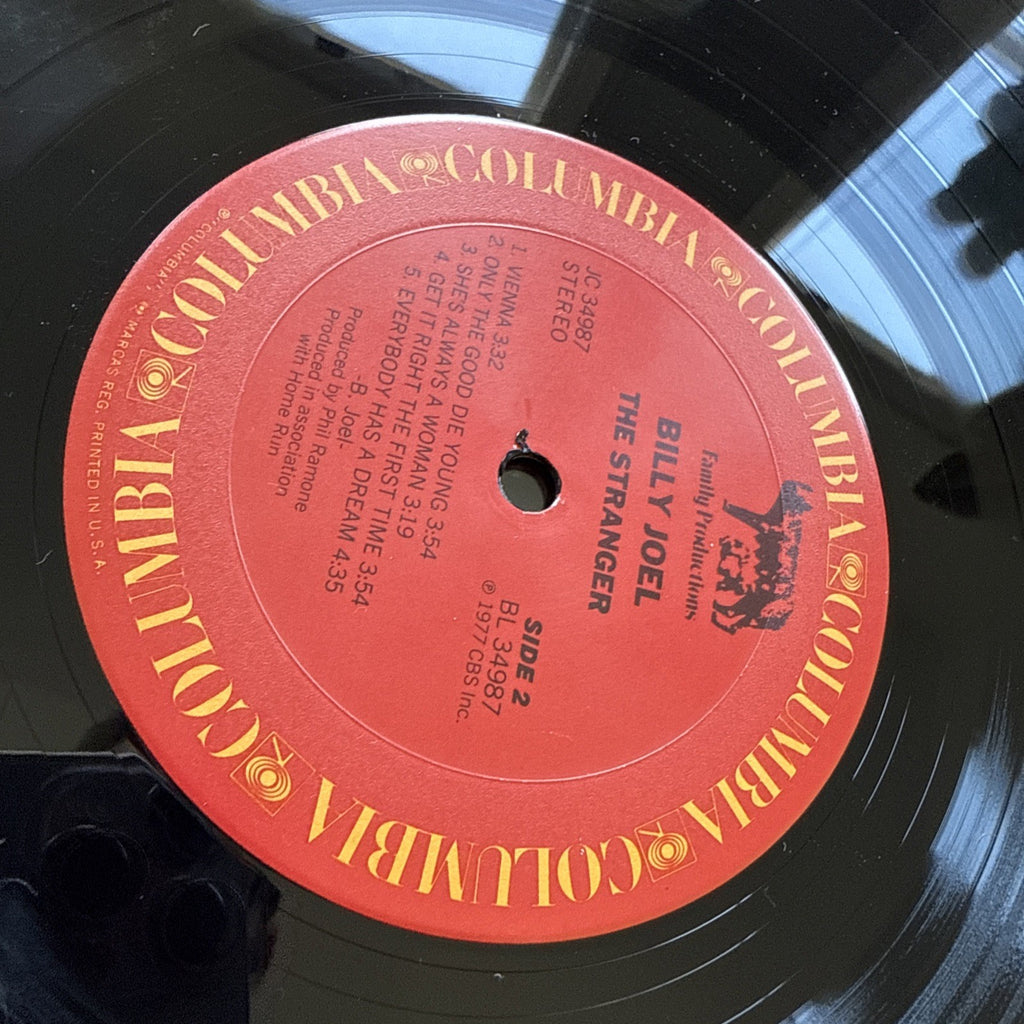 Billy Joel The Stranger US Pressing 1980s In Shrink Complete W/Sleeve! Excellent
