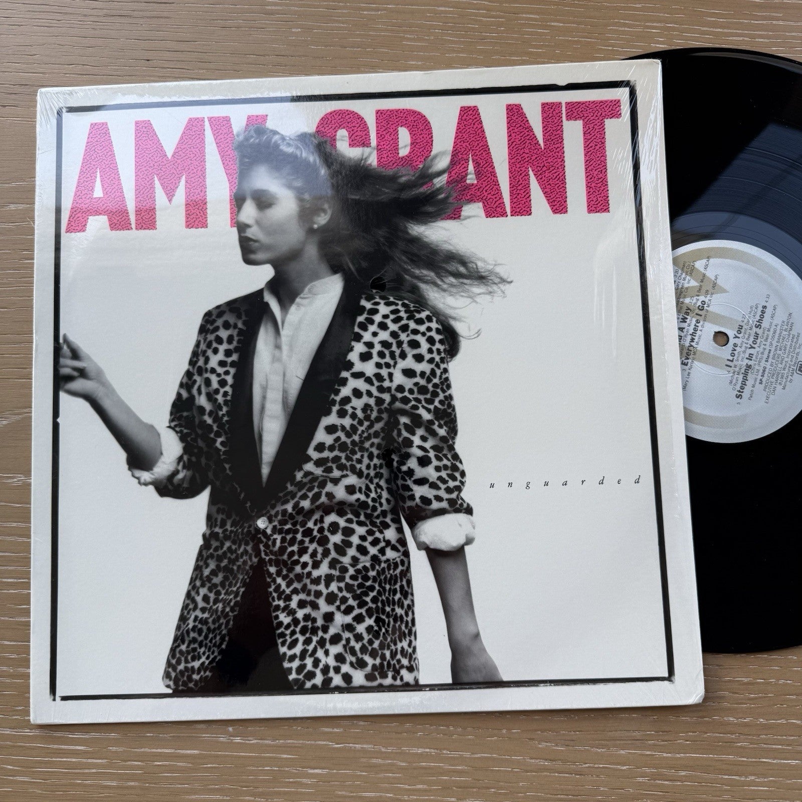 AMY GRANT "Unguarded" LP Original 1985 Myrrh SP-5060 In Shrink! Amazing Copy EX