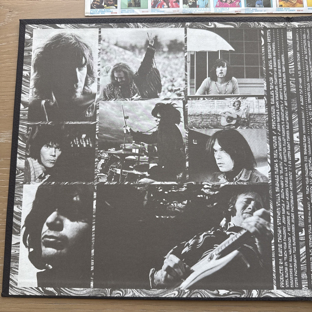 Crosby, Stills, Nash & Young Déjà Vu 1970s US Pressing VG+ Complete OG Sleeve