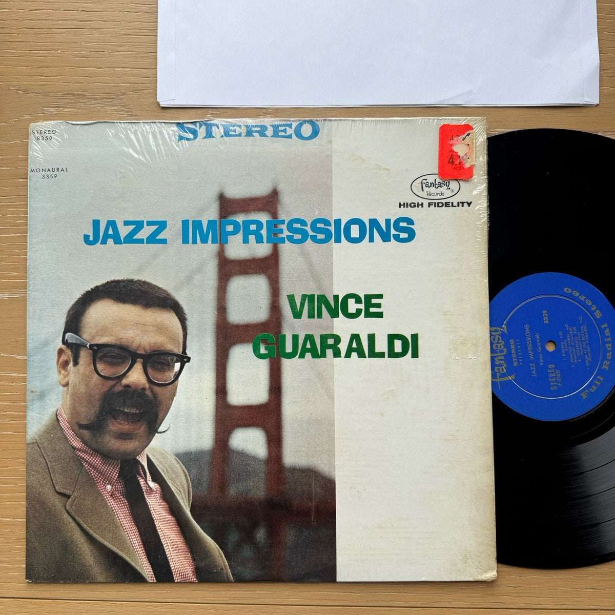 1964 Vince Guaraldi Jazz Impressions OG US Press In Shrink LP Vinyl fantasy VG+