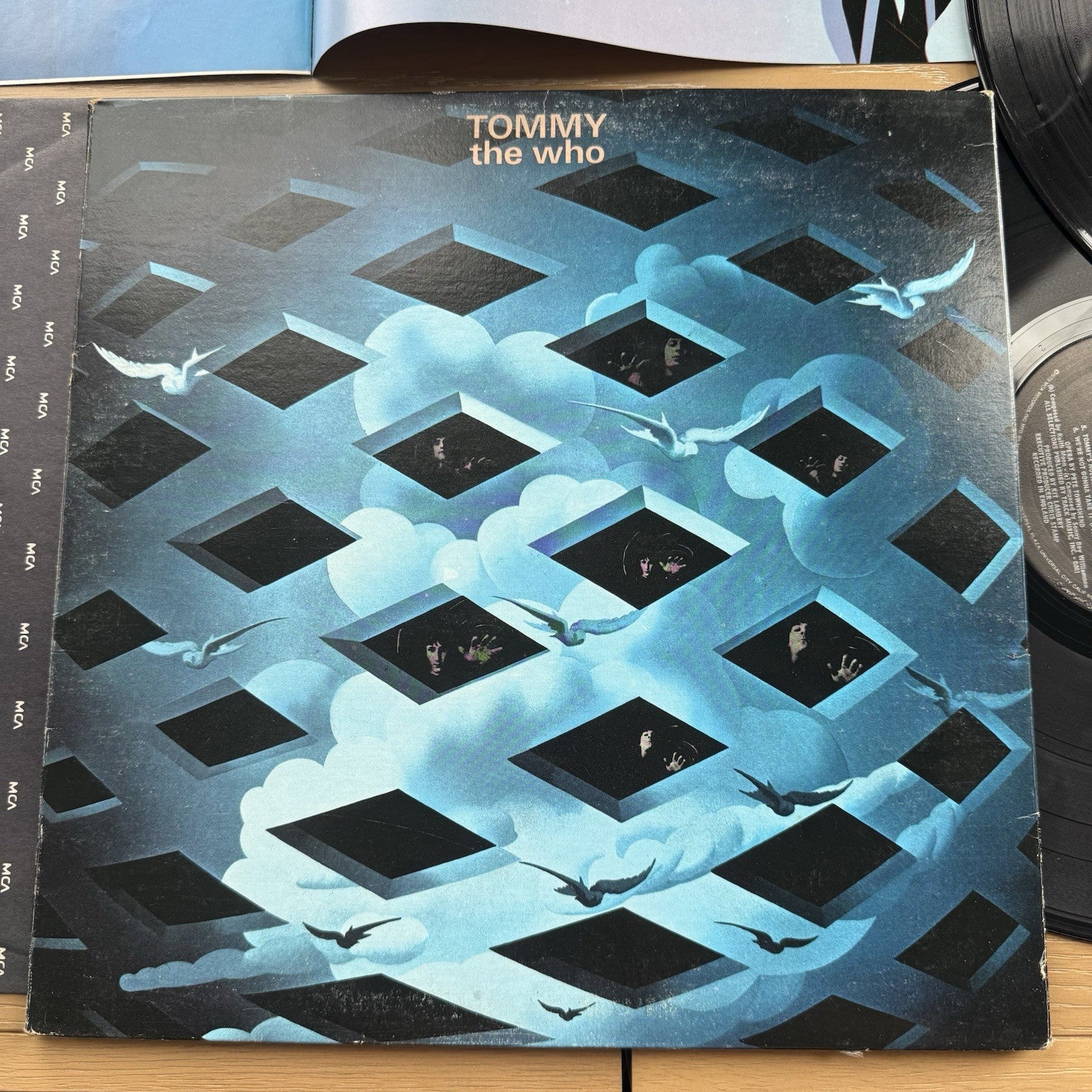 1973 The Who Tommy US Press Record Vinyl 2LP Complete W/ Book Original VG+