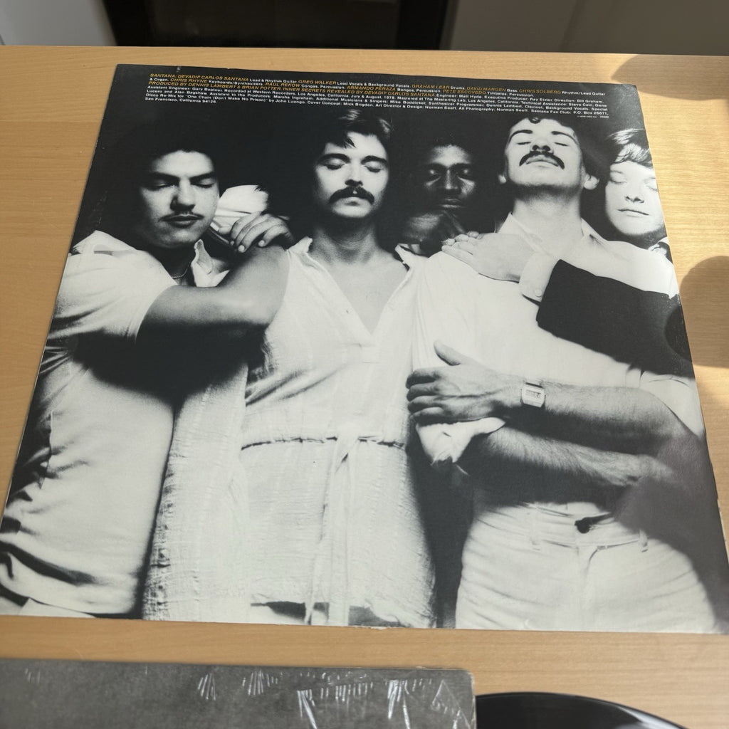 SANTANA INNER SECRETS" 1978 LP Vinyl In SHRINK VG+ W/STICKER US Press + Sleeve