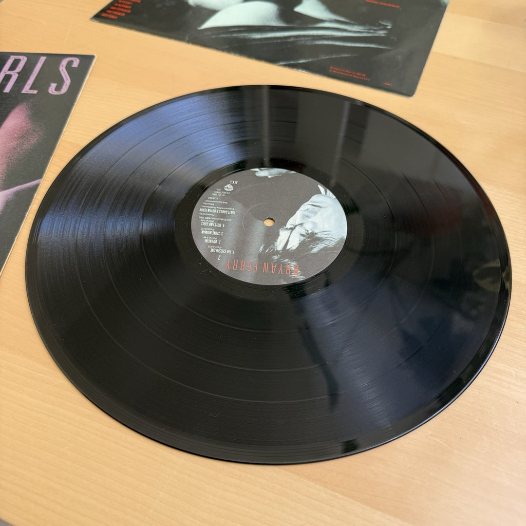 Bryan Ferry Boys And Girls LP 1985 US Press Warner Bros Original Lyrics Sleeve
