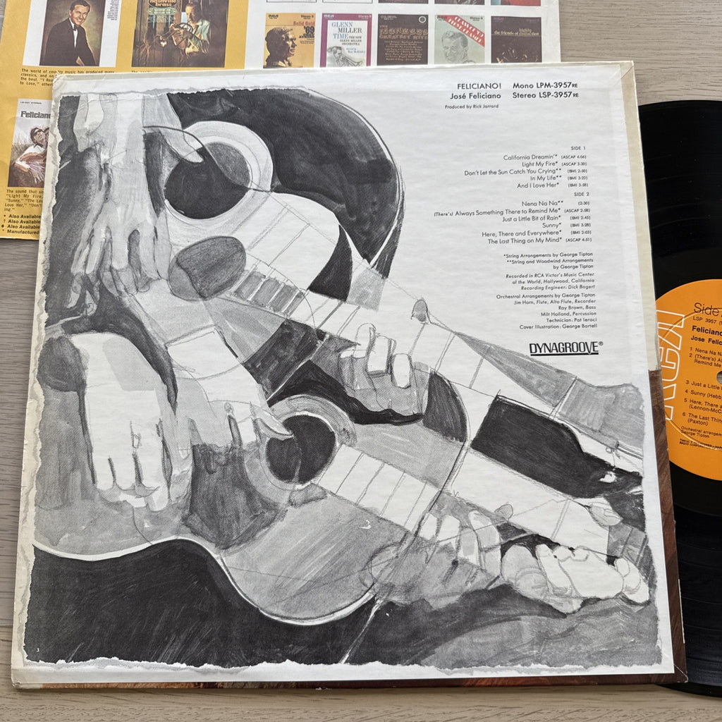 1960s Jose Feliciano Feliciano! Light My Fire LP US Press Complete W/OG Sleeve
