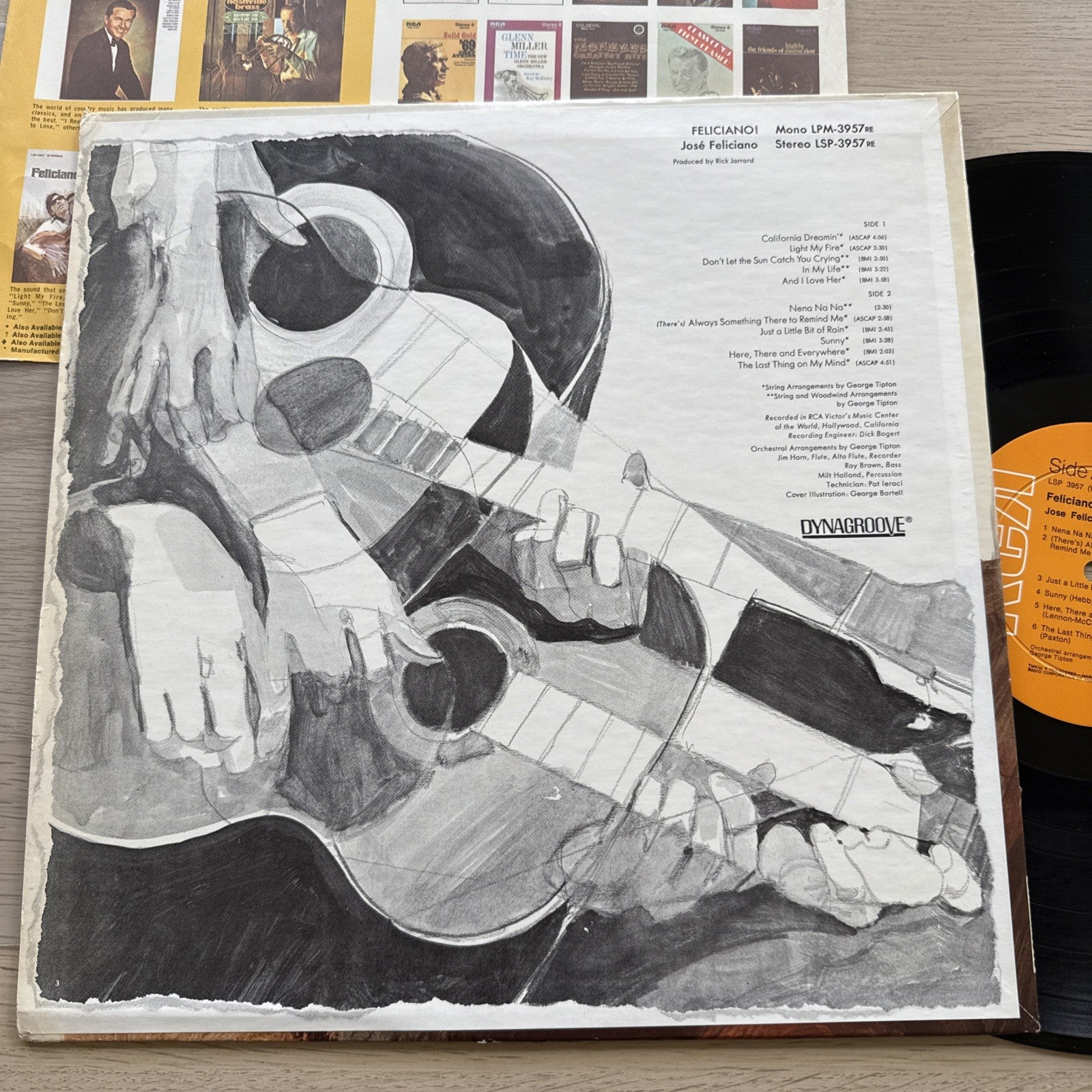 1960s Jose Feliciano Feliciano! Light My Fire LP US Press Complete W/OG Sleeve