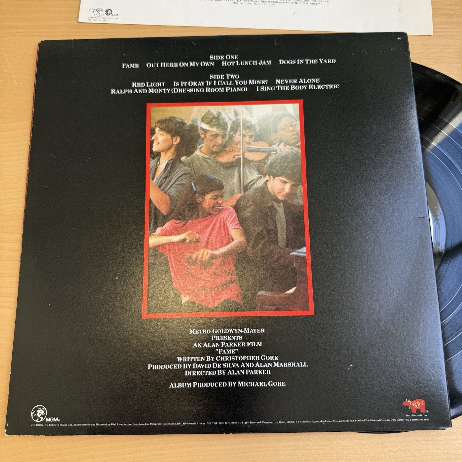 Fame Original Soundtrack Motion Picture Vinyl LP Irene Cara 1980 EX/EX+ Sleeve