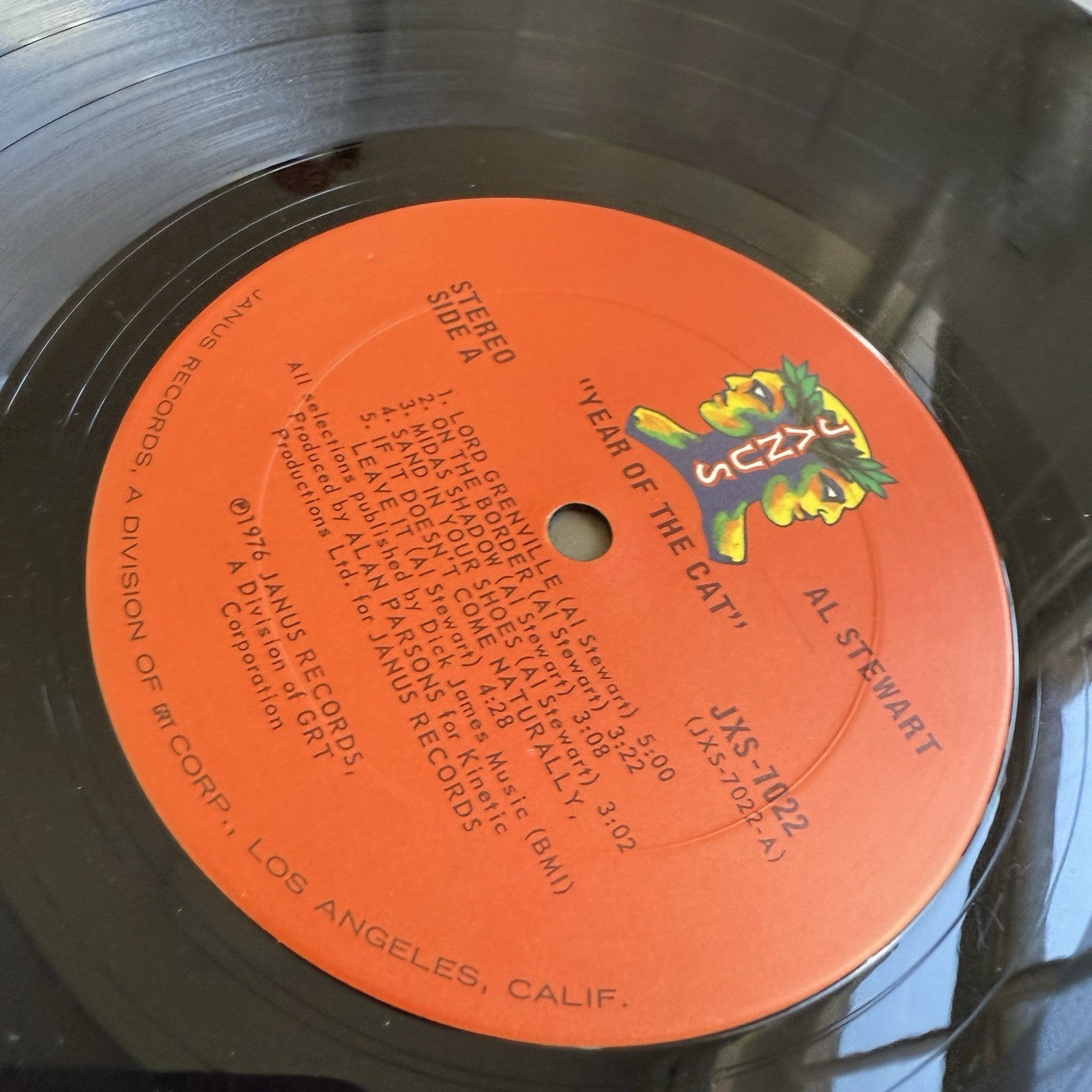 1976 AL STEWART  YEAR OF THE CAT" 1st US Press Complete W/Sleeve! Nice Copy VG+