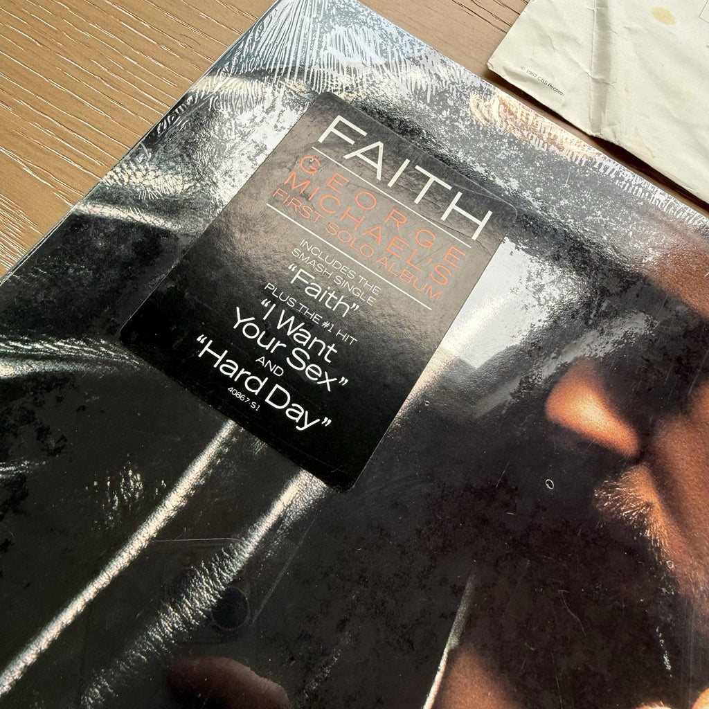 George Michael "Faith" 1987 US Press In Shrink W/Hype Sticker! + OG Sleeve!