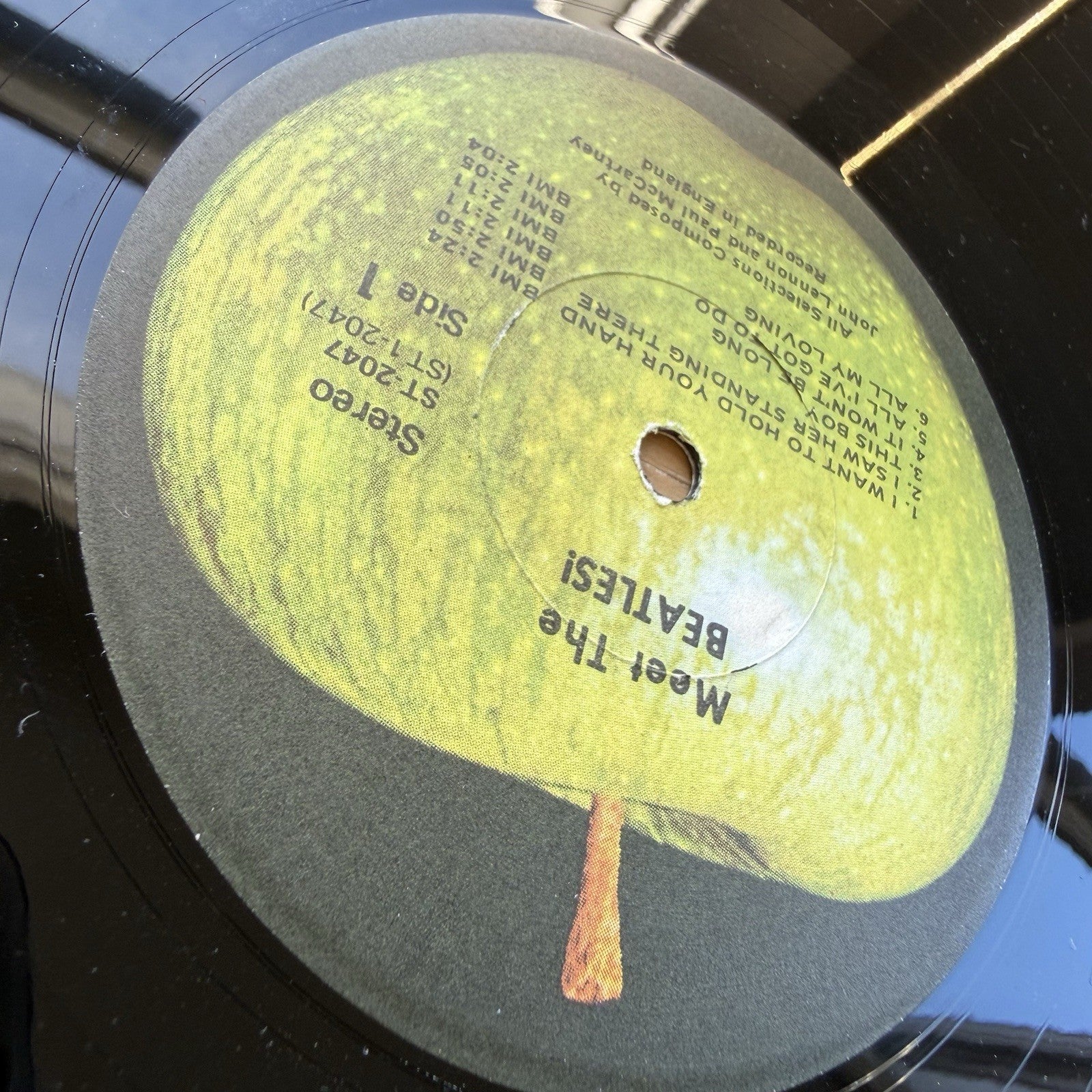 1971 The Beatles-Meet the Beatles LP US Press In Shrink Apple Records 🍏 VG++
