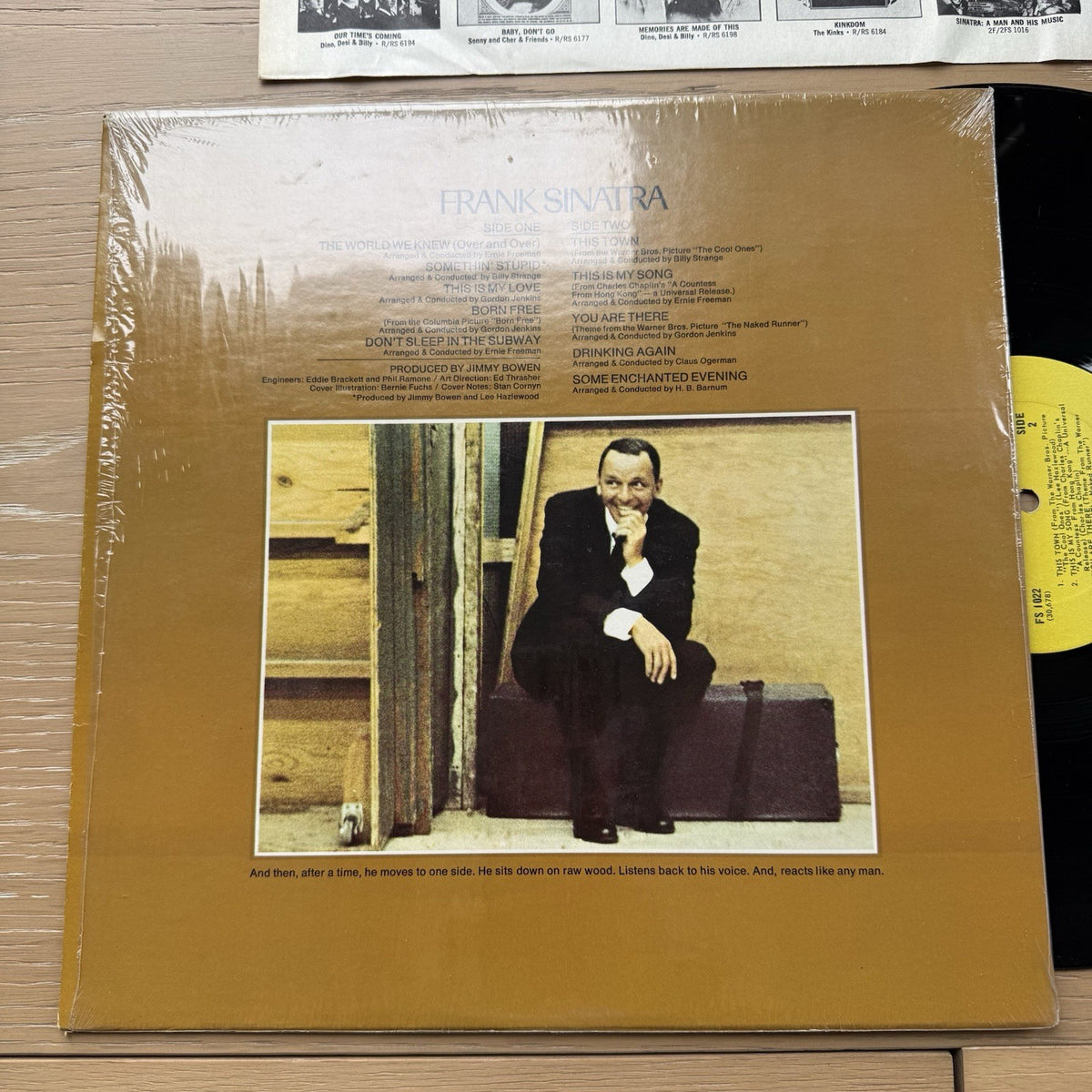 1967 FRANK SINATRA & Frank & Nancy LP In Shrink! VG+ US Press + OG Sleeve