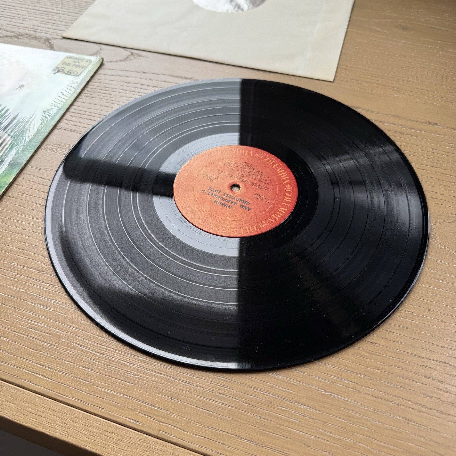 1972 SIMON AND GARFUNKEL Greatest Hits LP Hype In SHRINK EX/EX Original US Press