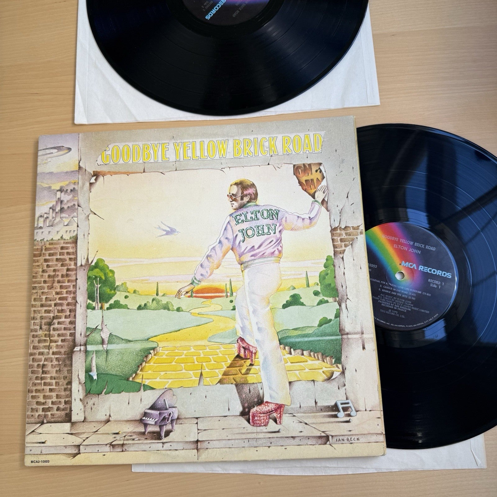 1973 Elton John Goodbye Yellow Brick Road US Press Complete W/Sleeves!