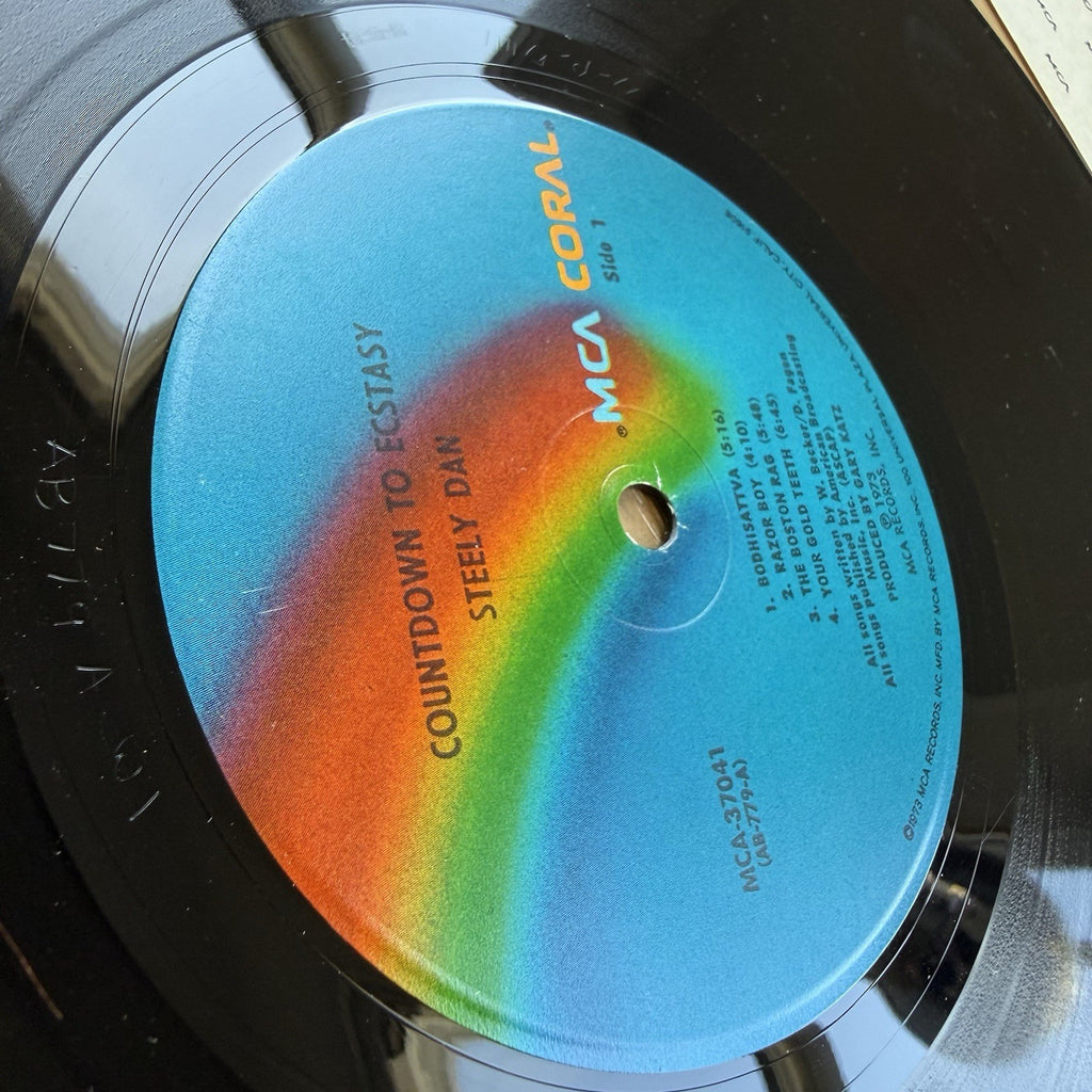 1970s Steely Dan Countdown to Ecstasy LP US Press In Shrink! EX/EX +OG Sleeve