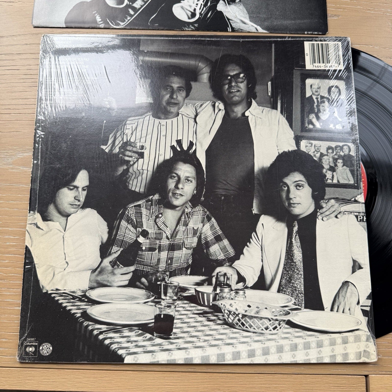1980 Billy Joel The Stranger LP Vinyl US Press In Shrink + Hype Sticker EX/EX