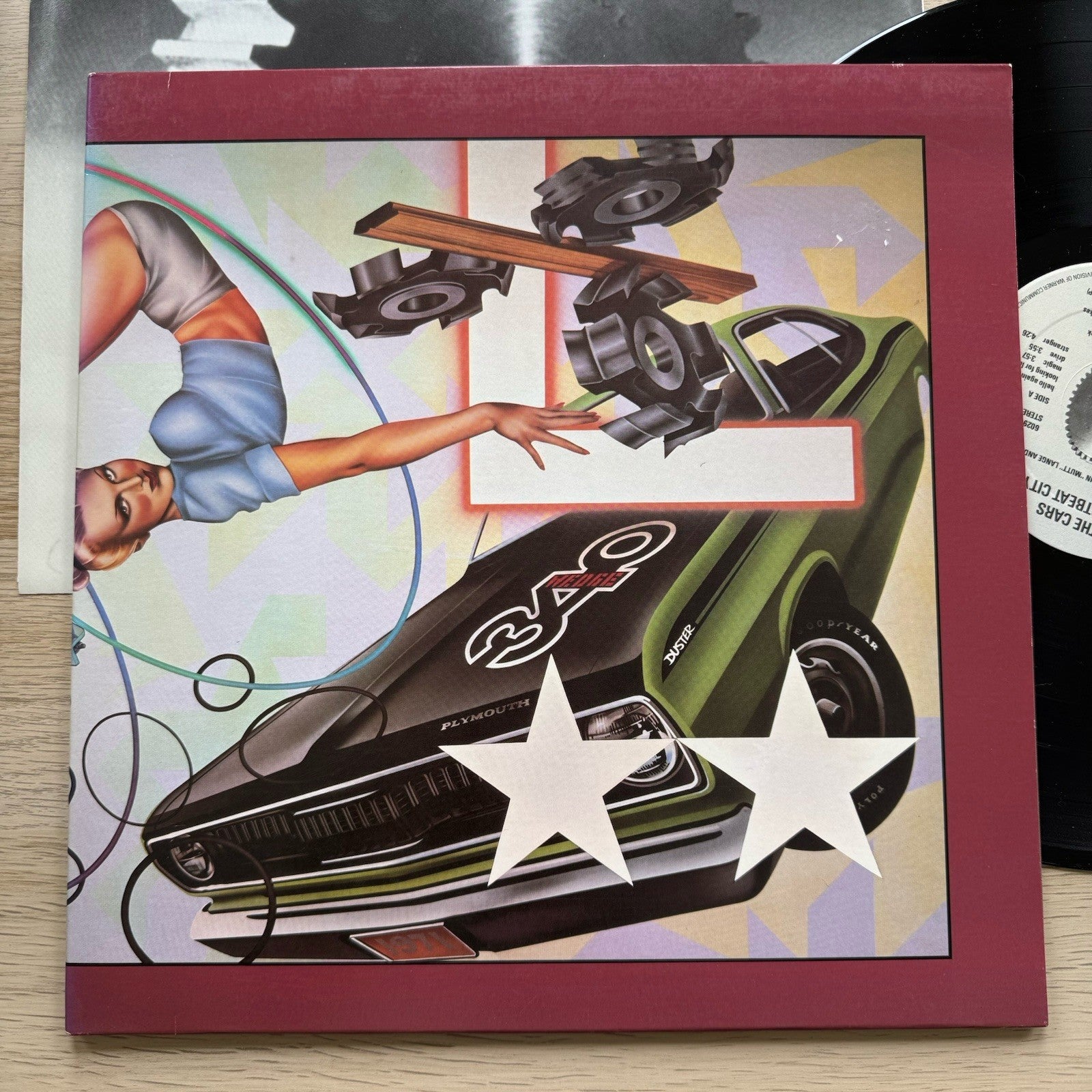 1984 THE CARS Heartbeat City Elektra US Pressing Complete W/Sleeve! NICE! VG+