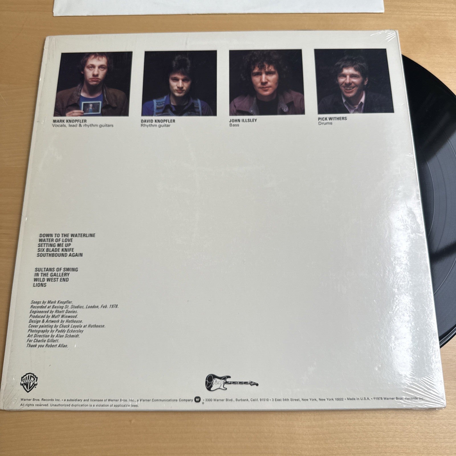 1978 DIRE STRAITS Self Titled US Press Shrink + Hype Sticker + Original Sleeve