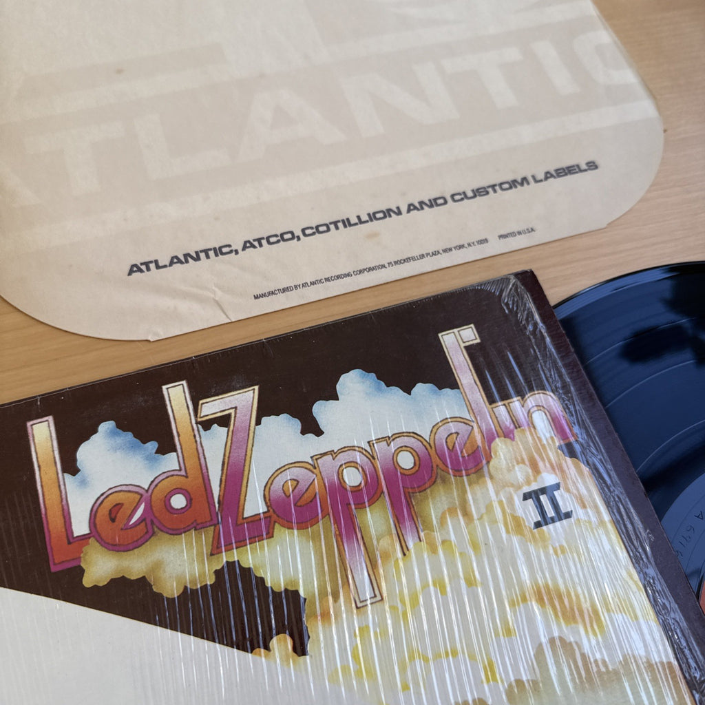 LED ZEPPELIN II 1970s Vinyl LP In Shrink! US Press W/Original Sleeve NICE! VG+